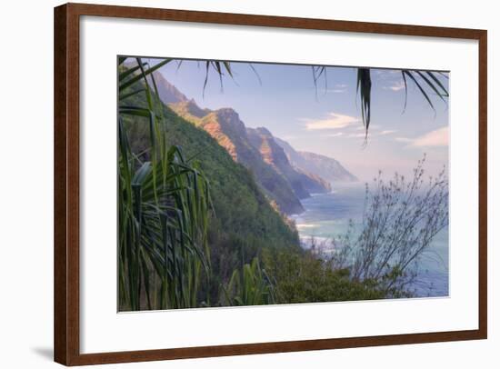 Framed Coast, Kauai-Vincent James-Framed Photographic Print