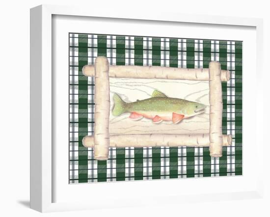 Framed Lake Fish II-Andi Metz-Framed Art Print