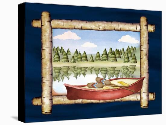 Framed Lake View I-Andi Metz-Stretched Canvas