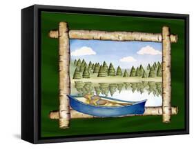 Framed Lake View III-Andi Metz-Framed Stretched Canvas