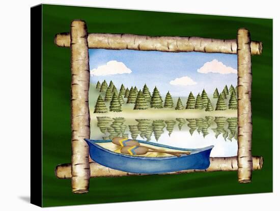 Framed Lake View III-Andi Metz-Stretched Canvas