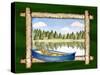 Framed Lake View III-Andi Metz-Stretched Canvas