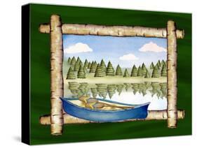 Framed Lake View III-Andi Metz-Stretched Canvas