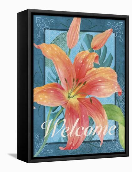 Framed Lily-Fiona Stokes-Gilbert-Framed Stretched Canvas