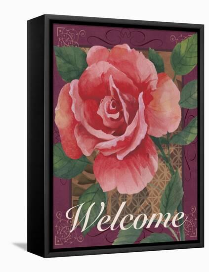 Framed Rose-Fiona Stokes-Gilbert-Framed Stretched Canvas