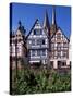 Framework at Market Square, Gelnhausen, Hesse, Germany-Hans Peter Merten-Stretched Canvas