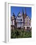 Framework at Market Square, Gelnhausen, Hesse, Germany-Hans Peter Merten-Framed Photographic Print