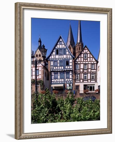 Framework at Market Square, Gelnhausen, Hesse, Germany-Hans Peter Merten-Framed Photographic Print