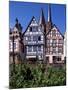 Framework at Market Square, Gelnhausen, Hesse, Germany-Hans Peter Merten-Mounted Photographic Print