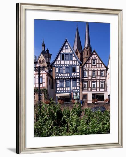 Framework at Market Square, Gelnhausen, Hesse, Germany-Hans Peter Merten-Framed Photographic Print