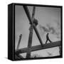 Framework for Motel on the Mountains Restaurant-Andreas Feininger-Framed Stretched Canvas