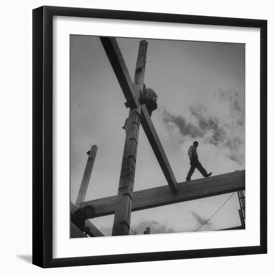 Framework for Motel on the Mountains Restaurant-Andreas Feininger-Framed Photographic Print