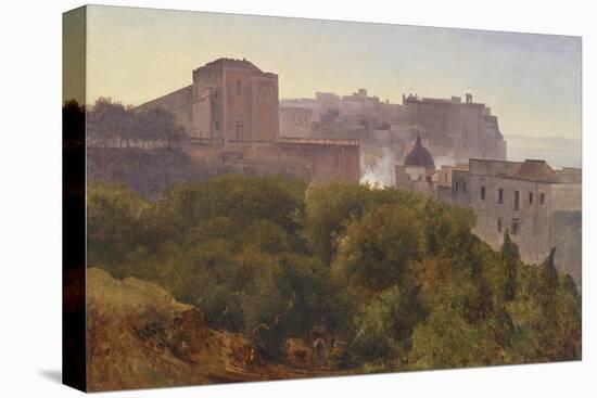 Francavilla Wood in Chiatamone, Circa 1824-Anton Zampis-Stretched Canvas