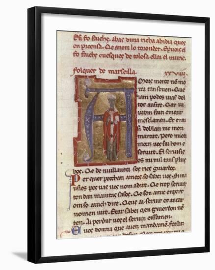 France - 14th Century - Folquet of Marseille-null-Framed Giclee Print