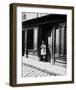 France, 1921 - Brothel, Versailles, Petit Place-Eugene Atget-Framed Art Print