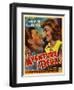 France Adventure for Two, Voice Of The Turtle Film Poster, 1940s-null-Framed Giclee Print