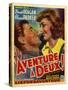 France Adventure for Two, Voice Of The Turtle Film Poster, 1940s-null-Stretched Canvas