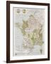 France Agriculture Old Map-marzolino-Framed Art Print