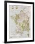 France Agriculture Old Map-marzolino-Framed Art Print