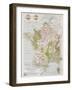 France Agriculture Old Map-marzolino-Framed Art Print