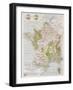 France Agriculture Old Map-marzolino-Framed Art Print