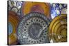 France, Aix-En-Provence. Ceramic Plates, Cours Mirabeau Market-Kevin Oke-Stretched Canvas