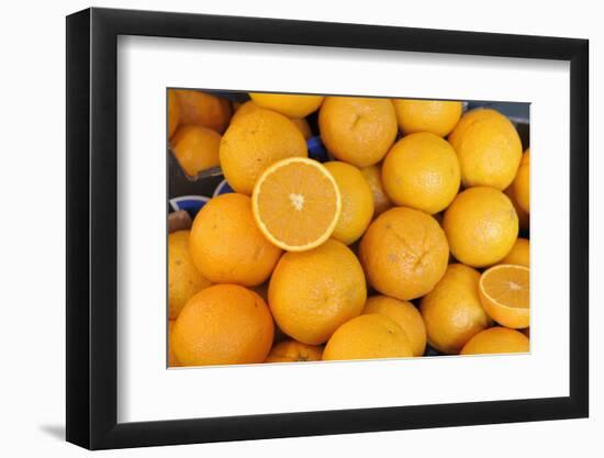 France, Aix-En-Provence. Oranges, Place Richelme Food Market-Kevin Oke-Framed Photographic Print