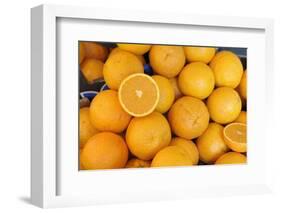 France, Aix-En-Provence. Oranges, Place Richelme Food Market-Kevin Oke-Framed Photographic Print