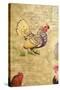France, Aix-En-Provence. Rooster Motif, Cours Mirabeau Market-Kevin Oke-Stretched Canvas