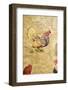 France, Aix-En-Provence. Rooster Motif, Cours Mirabeau Market-Kevin Oke-Framed Photographic Print