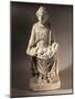 France, Alesia, Statue Representing Mother Goddess with Fruits on Her Lap-null-Mounted Giclee Print
