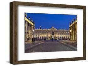 France, Alsace, Nancy, Place De Stanislas, Evening-Chris Seba-Framed Photographic Print