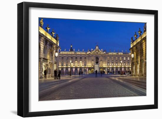 France, Alsace, Nancy, Place De Stanislas, Evening-Chris Seba-Framed Premium Photographic Print