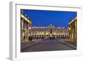 France, Alsace, Nancy, Place De Stanislas, Evening-Chris Seba-Framed Photographic Print