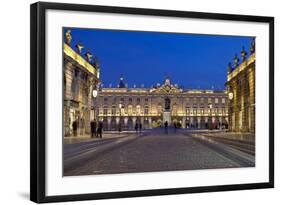 France, Alsace, Nancy, Place De Stanislas, Evening-Chris Seba-Framed Photographic Print