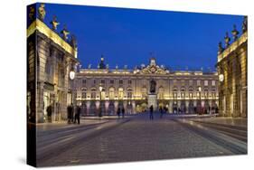 France, Alsace, Nancy, Place De Stanislas, Evening-Chris Seba-Stretched Canvas
