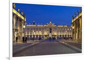 France, Alsace, Nancy, Place De Stanislas, Evening-Chris Seba-Framed Photographic Print