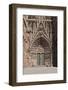 France, Alsace, Strasbourg, portal of Strasbourg Münster-Roland T. Frank-Framed Photographic Print