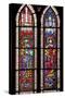 France, Alsace, Strasbourg, Strasbourg Cathedral, Stained Glass Window, Holy Roman Empire Emperors-Samuel Magal-Stretched Canvas