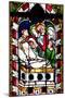 France, Alsace, Strasbourg, Strasbourg Cathedral, Stained Glass Window, Jesus is laid in a tomb-Samuel Magal-Mounted Photographic Print