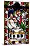 France, Alsace, Strasbourg, Strasbourg Cathedral, Stained Glass Window, Jesus is laid in a tomb-Samuel Magal-Mounted Photographic Print