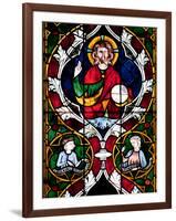 France, Alsace, Strasbourg, Strasbourg Cathedral, Stained Glass Window, Jesus-Samuel Magal-Framed Photographic Print