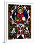 France, Alsace, Strasbourg, Strasbourg Cathedral, Stained Glass Window, Jesus-Samuel Magal-Framed Photographic Print