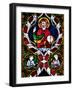 France, Alsace, Strasbourg, Strasbourg Cathedral, Stained Glass Window, Jesus-Samuel Magal-Framed Photographic Print