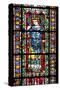 France, Alsace, Strasbourg, Strasbourg Cathedral, Stained Glass Window, Maximinus Thrax-Samuel Magal-Stretched Canvas