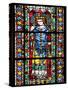 France, Alsace, Strasbourg, Strasbourg Cathedral, Stained Glass Window, Maximinus Thrax-Samuel Magal-Stretched Canvas