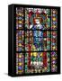 France, Alsace, Strasbourg, Strasbourg Cathedral, Stained Glass Window, Maximinus Thrax-Samuel Magal-Framed Stretched Canvas