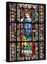 France, Alsace, Strasbourg, Strasbourg Cathedral, Stained Glass Window, Maximinus Thrax-Samuel Magal-Stretched Canvas