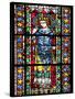 France, Alsace, Strasbourg, Strasbourg Cathedral, Stained Glass Window, Maximinus Thrax-Samuel Magal-Stretched Canvas