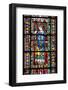 France, Alsace, Strasbourg, Strasbourg Cathedral, Stained Glass Window, Maximinus Thrax-Samuel Magal-Framed Photographic Print